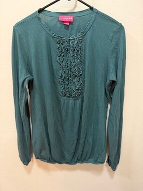 Women’s Maternity Top by Liz Lange SZ M Hunter Green